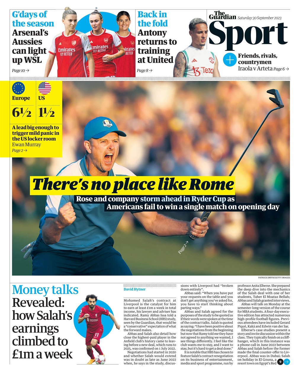 The Guardian Newspaper Preview Pages