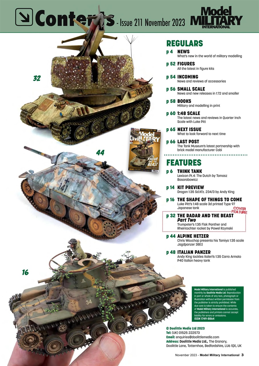 Military Modelling International Magazine Preview Pages