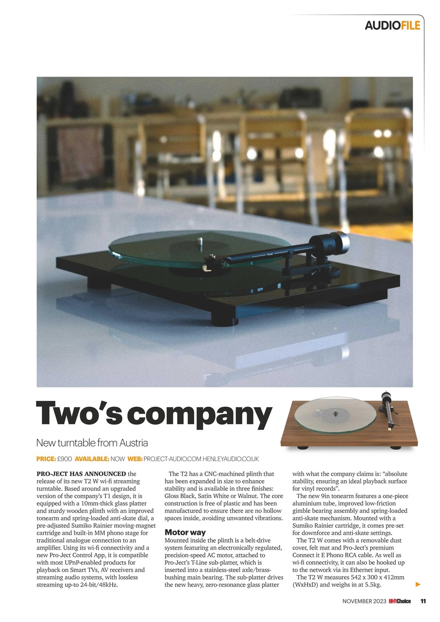 Hi-Fi Choice Preview Pages