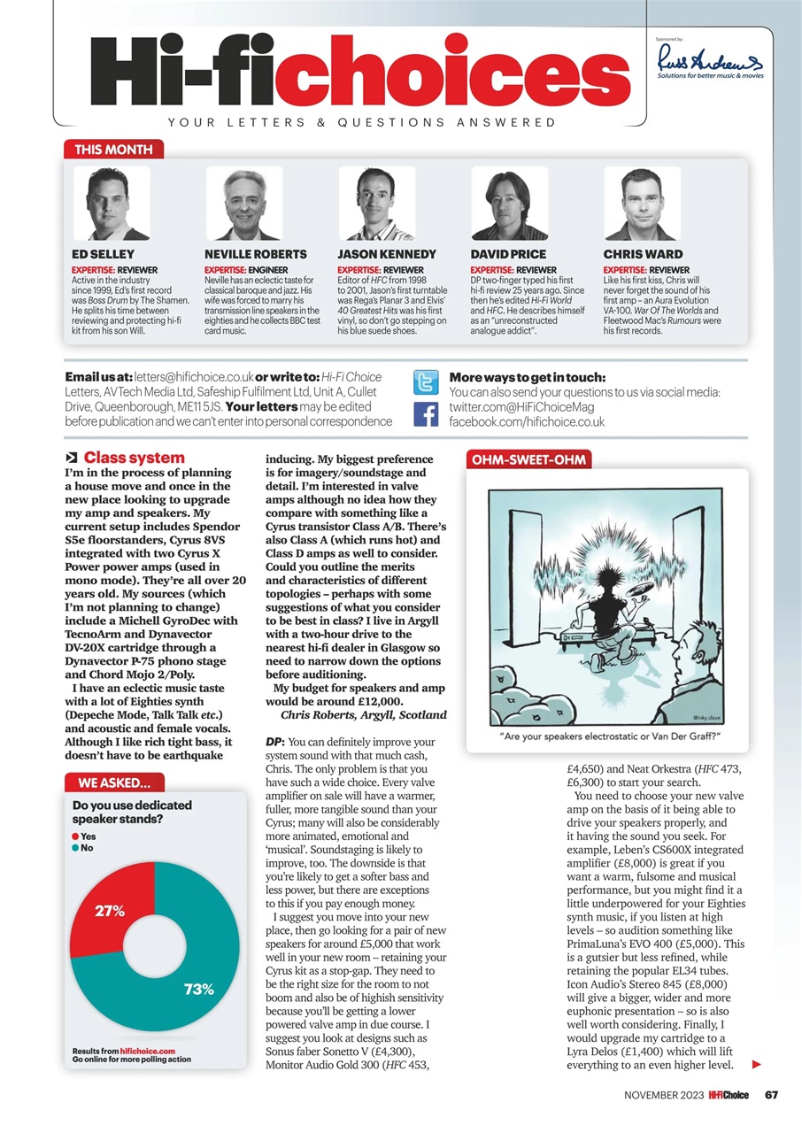 Hi-Fi Choice Preview Pages