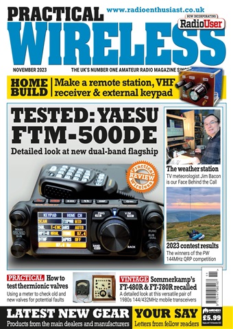 Practical Wireless issue November 2023
