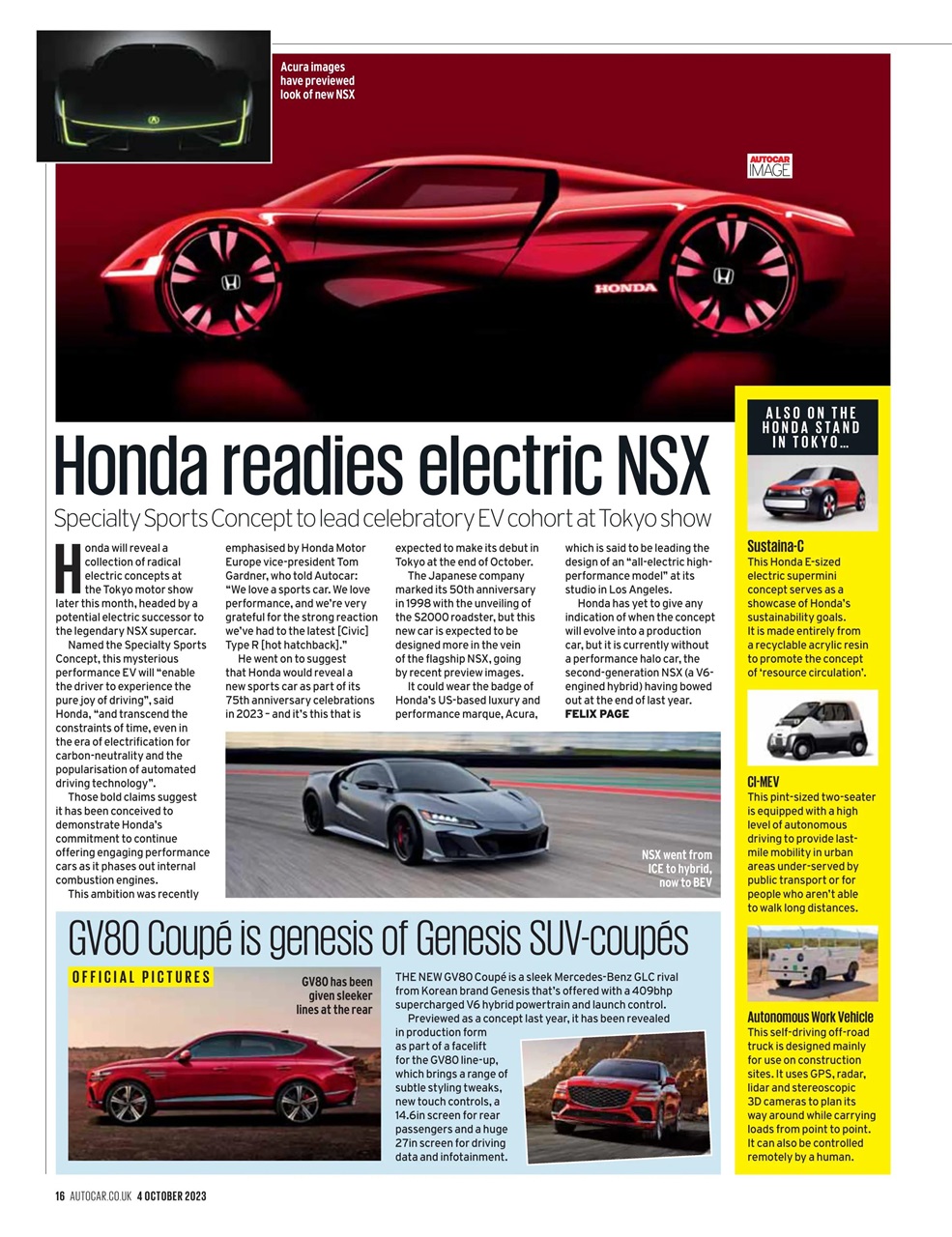 Autocar Preview Pages