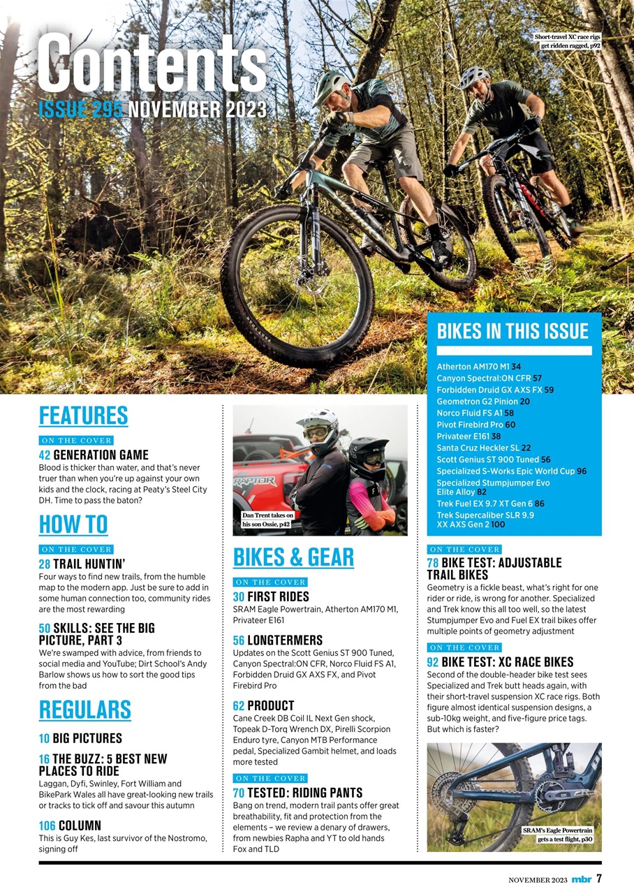 Mountain Bike Rider Preview Pages