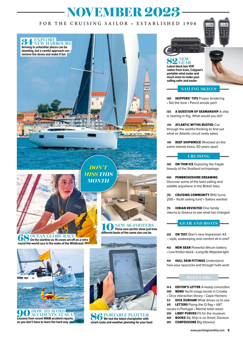 Yachting Monthly Preview Pages