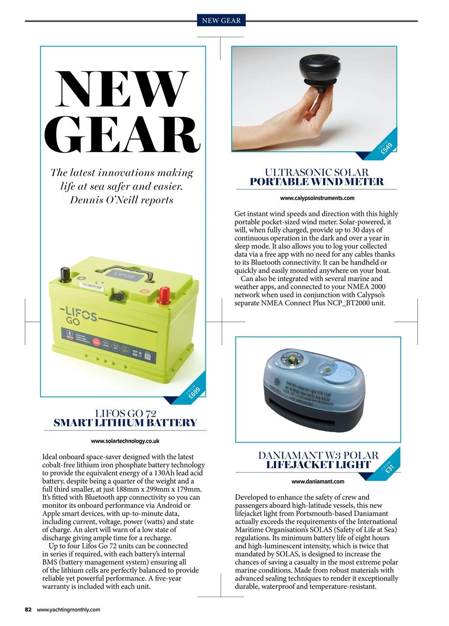 Yachting Monthly Preview Pages