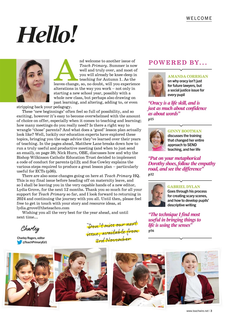 Teach Primary Preview Pages