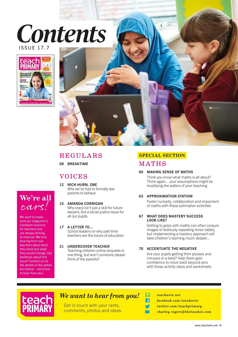 Teach Primary Preview Pages