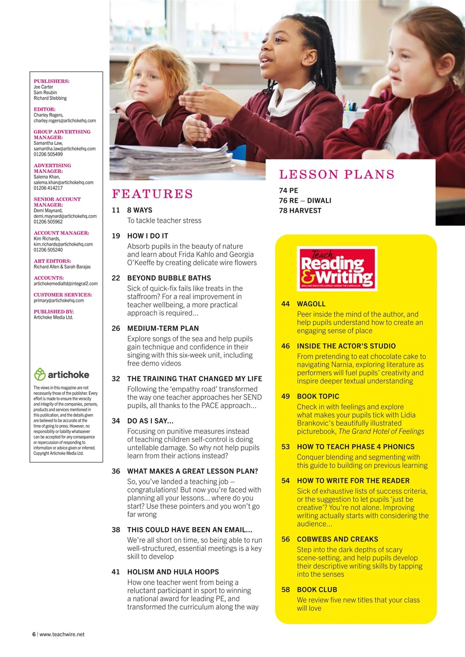 Teach Primary Preview Pages