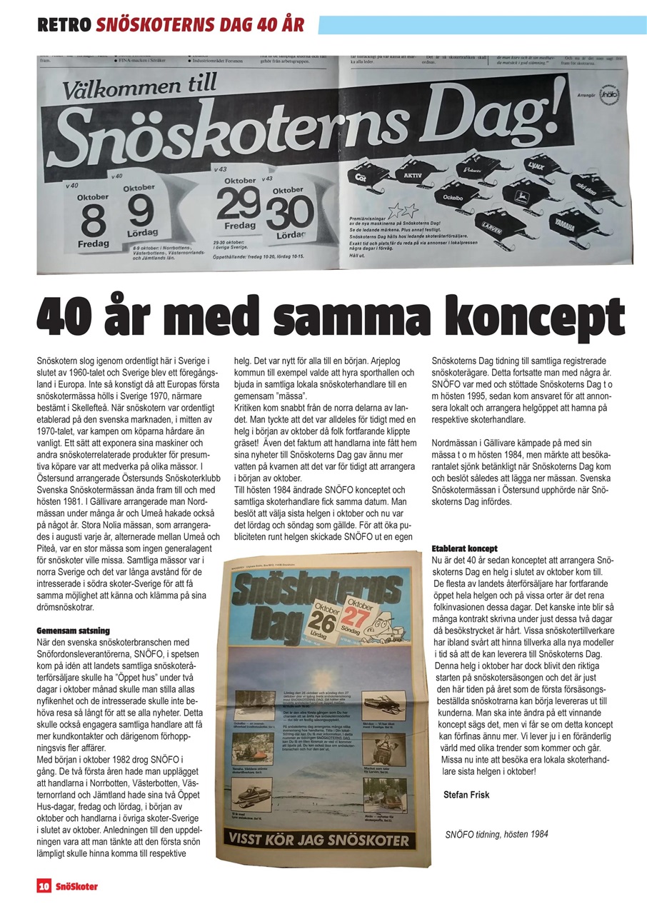 Tidningen Snöskoter Preview Pages