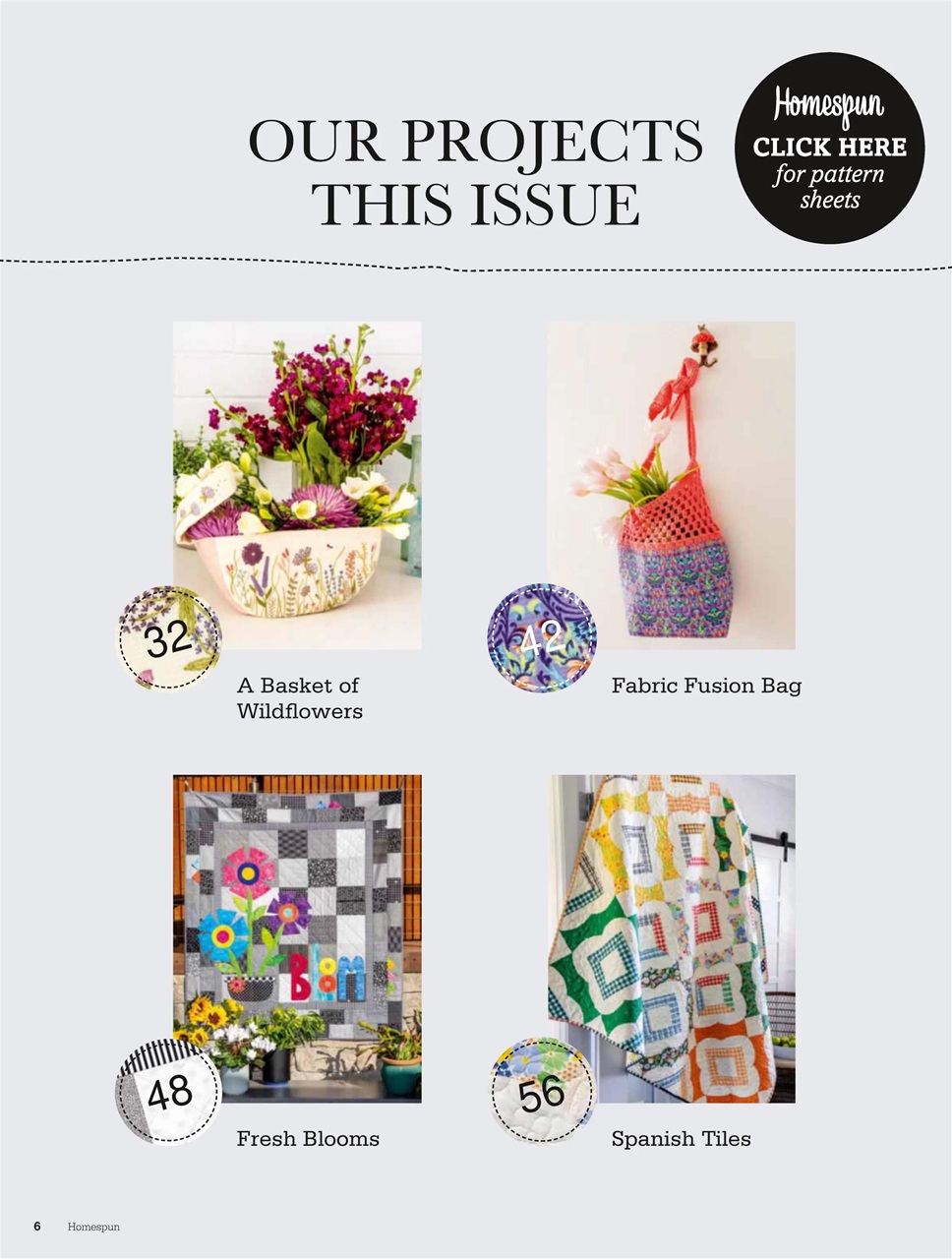 Homespun Preview Pages