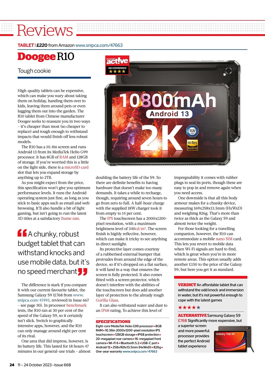 Computer Active Preview Pages