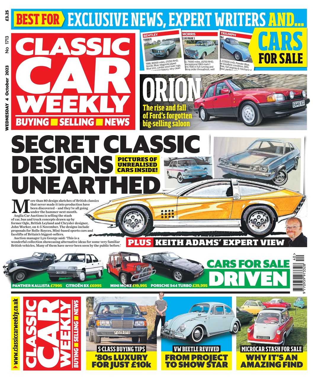 Classic Car Weekly Preview Pages