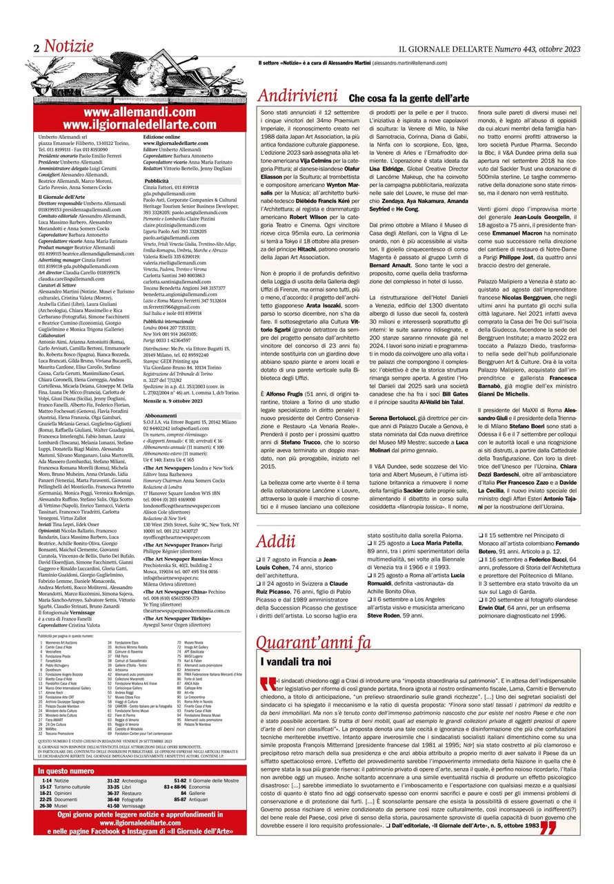 Il Giornale Dell’Arte Preview Pages