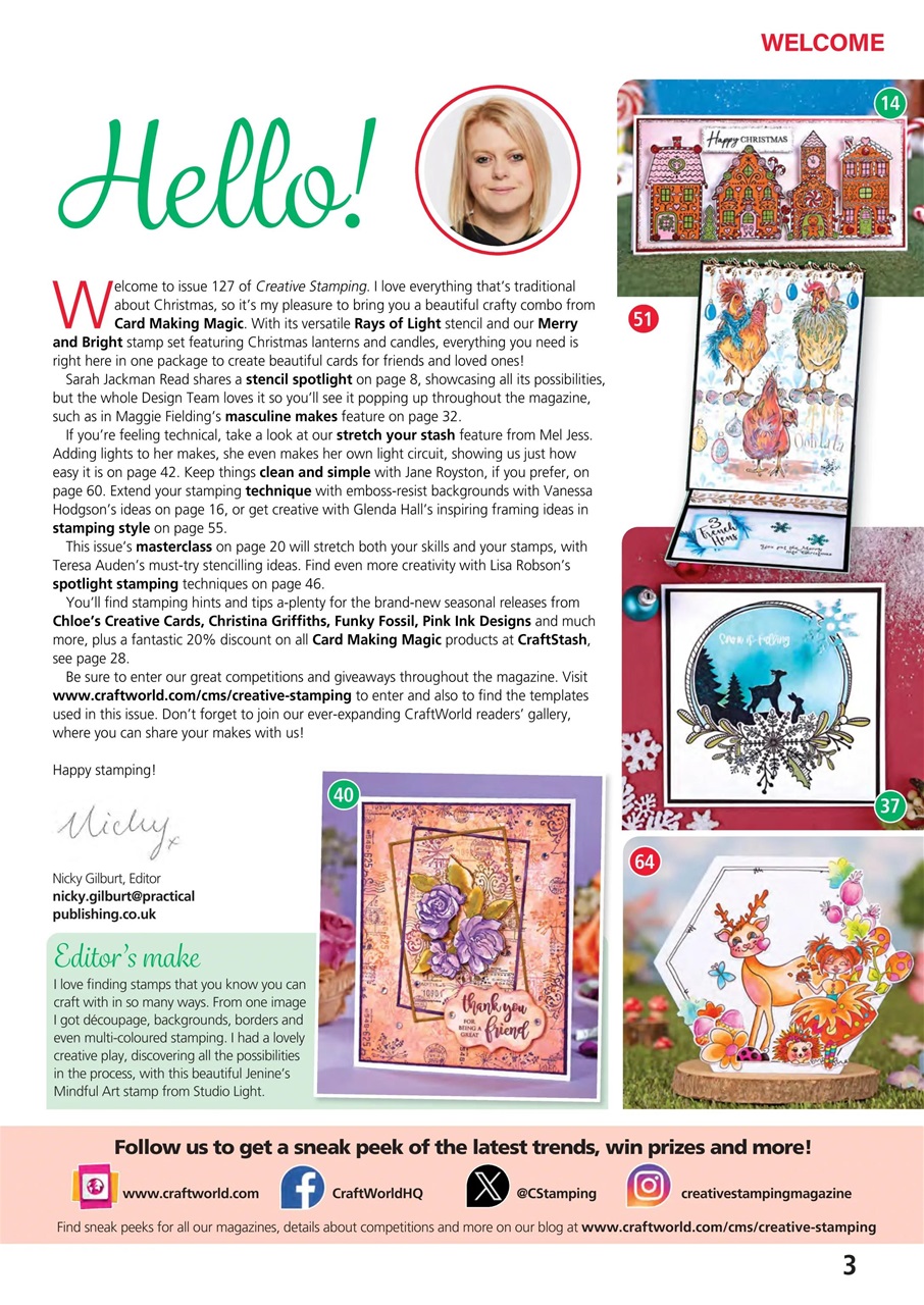 Creative Stamping Preview Pages