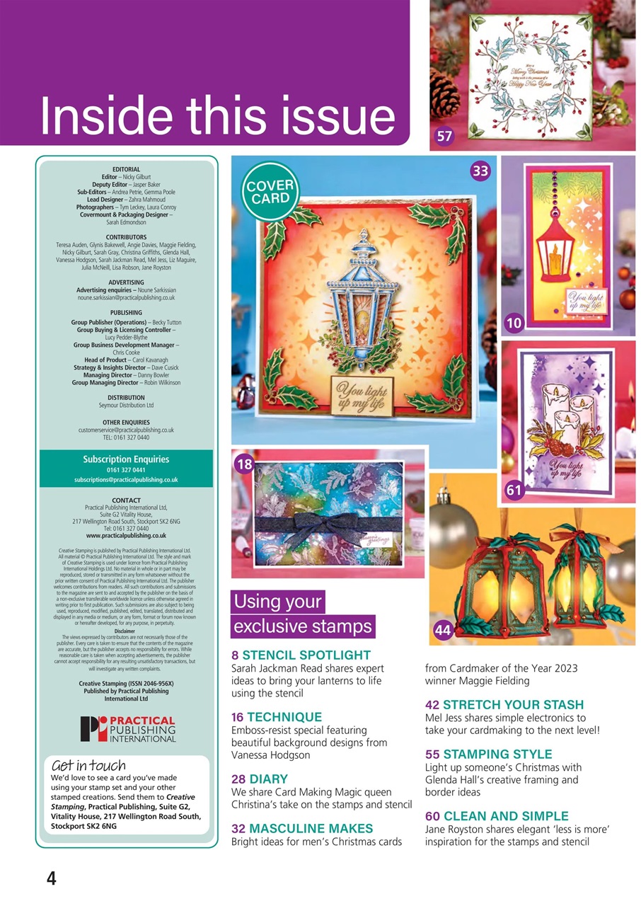 Creative Stamping Preview Pages