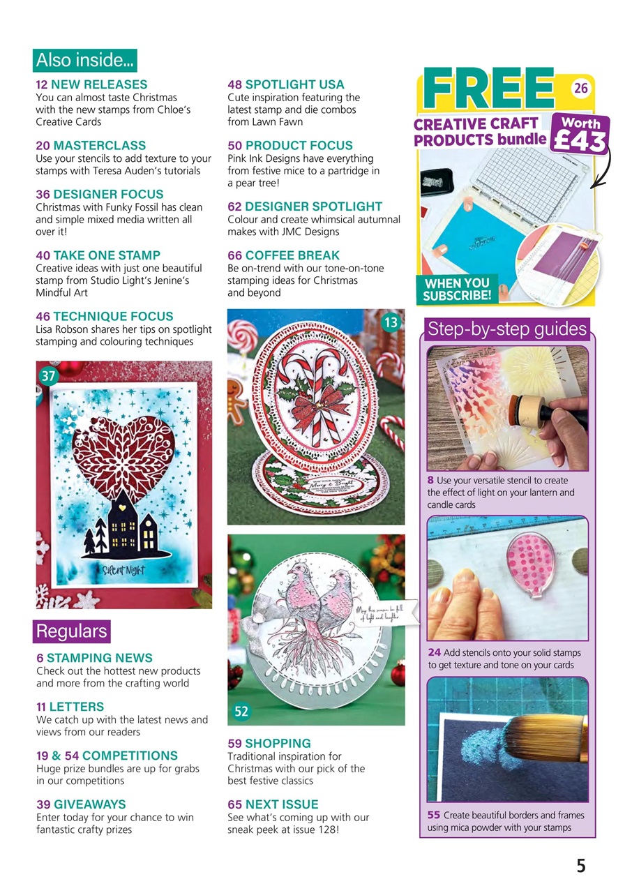 Creative Stamping Preview Pages