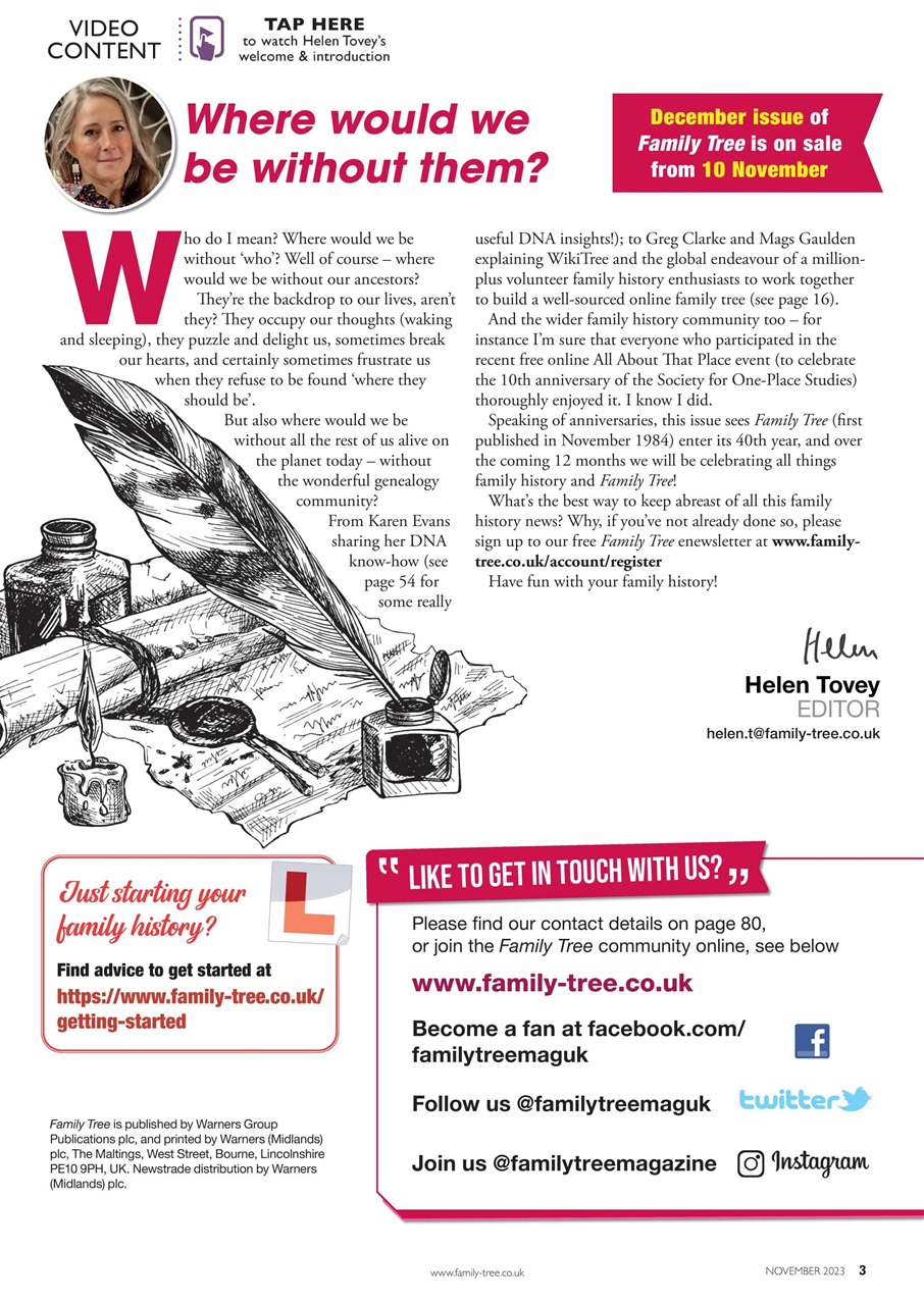 Family Tree Preview Pages