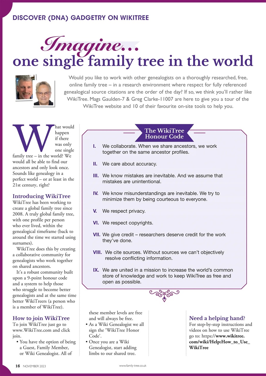 Family Tree Preview Pages