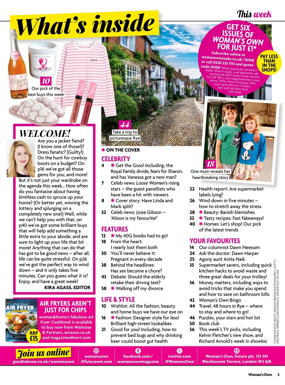 Woman's Own Preview Pages