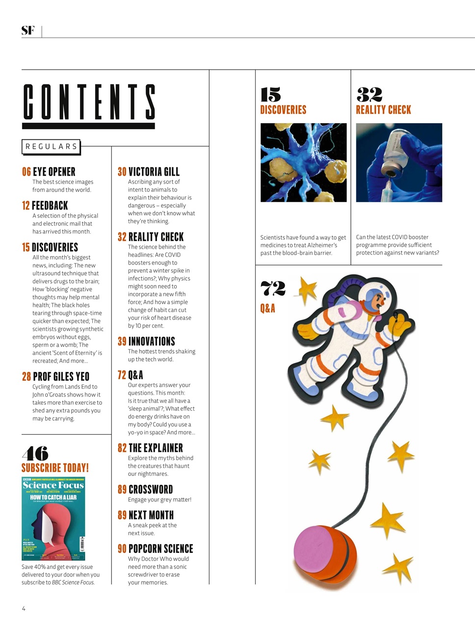 BBC Science Focus Magazine Preview Pages