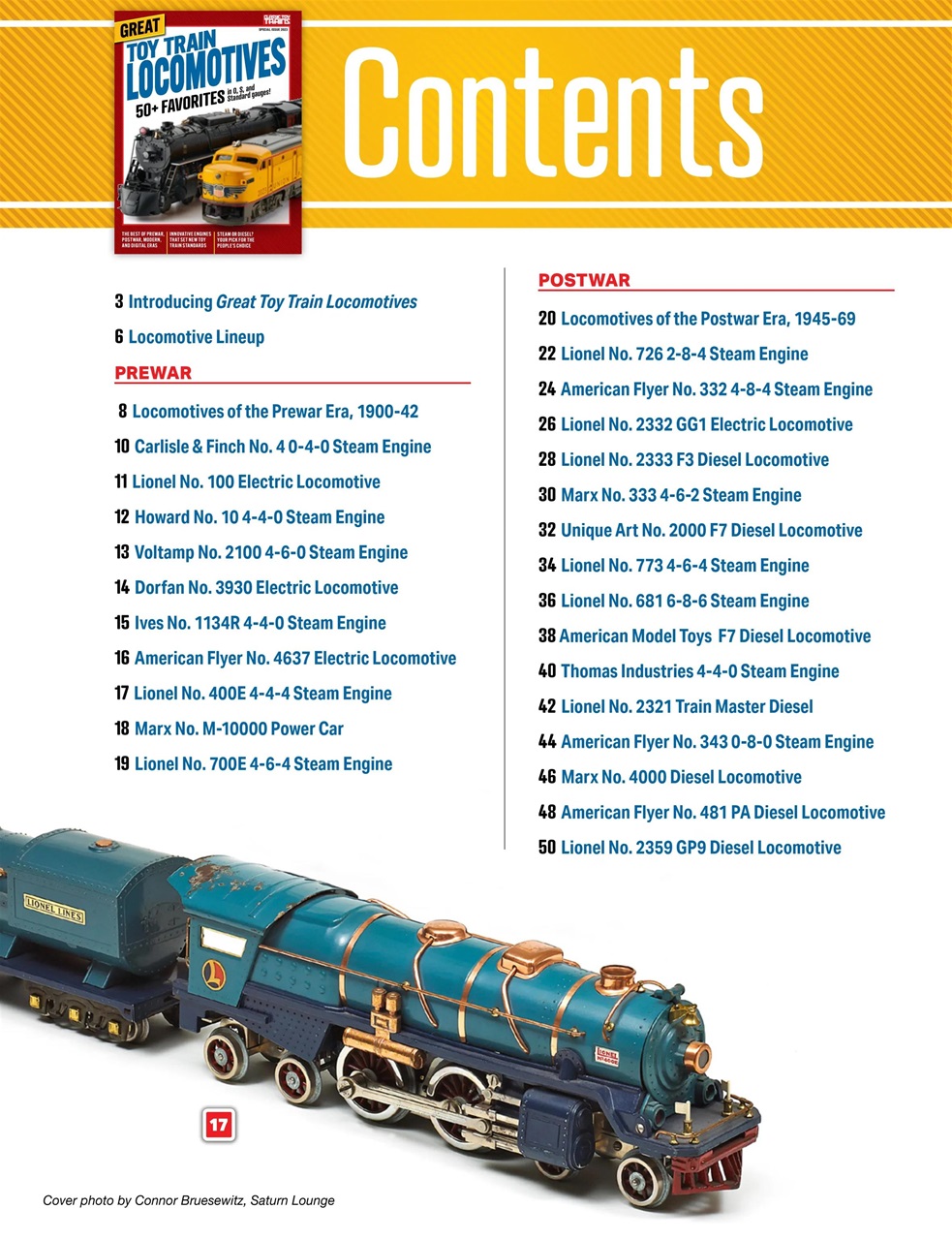 Classic Toy Trains Preview Pages