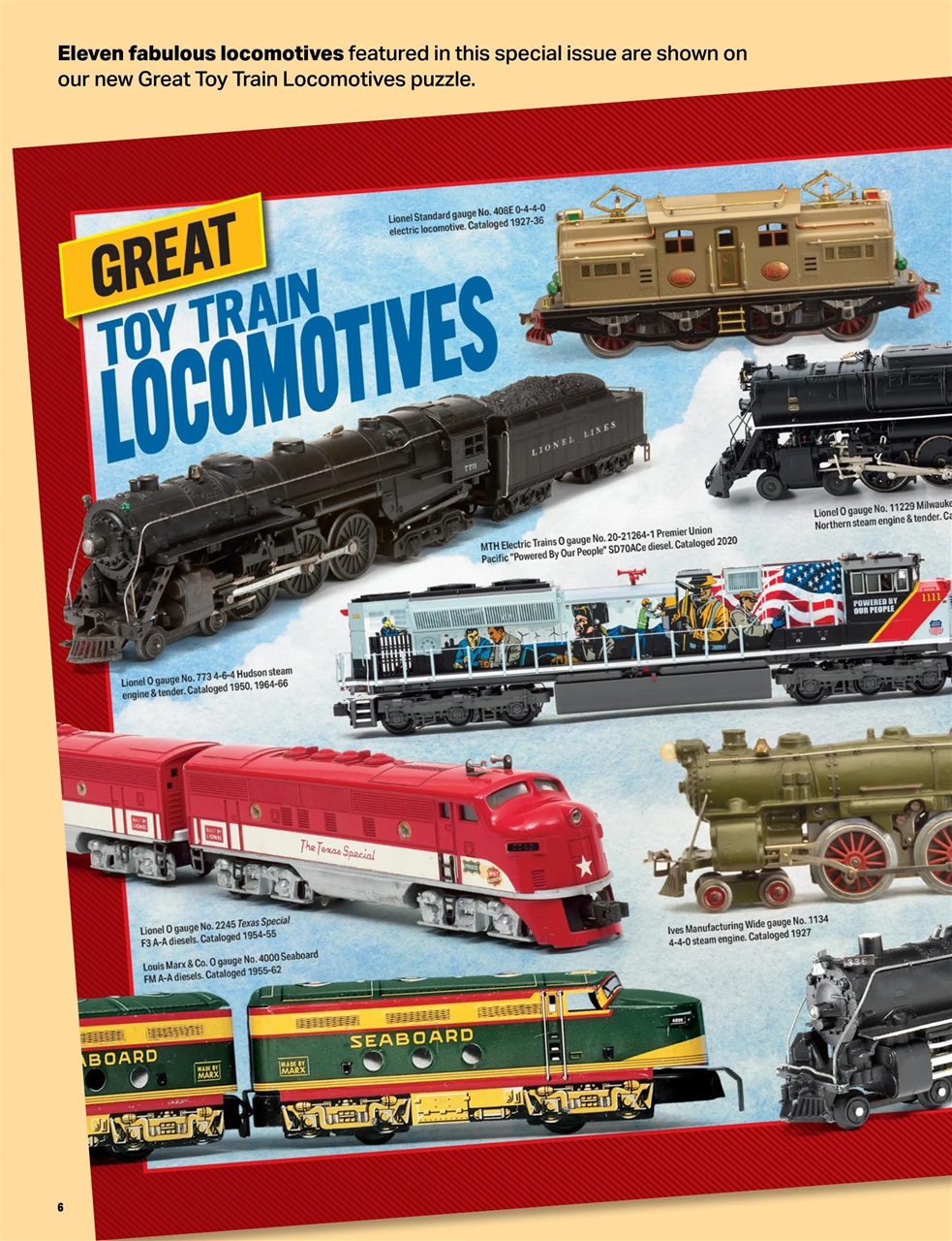 Classic Toy Trains Preview Pages