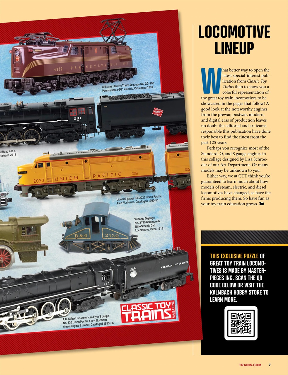 Classic Toy Trains Preview Pages