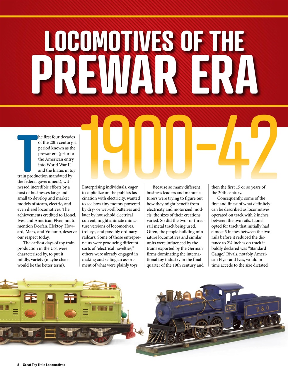 Classic Toy Trains Preview Pages