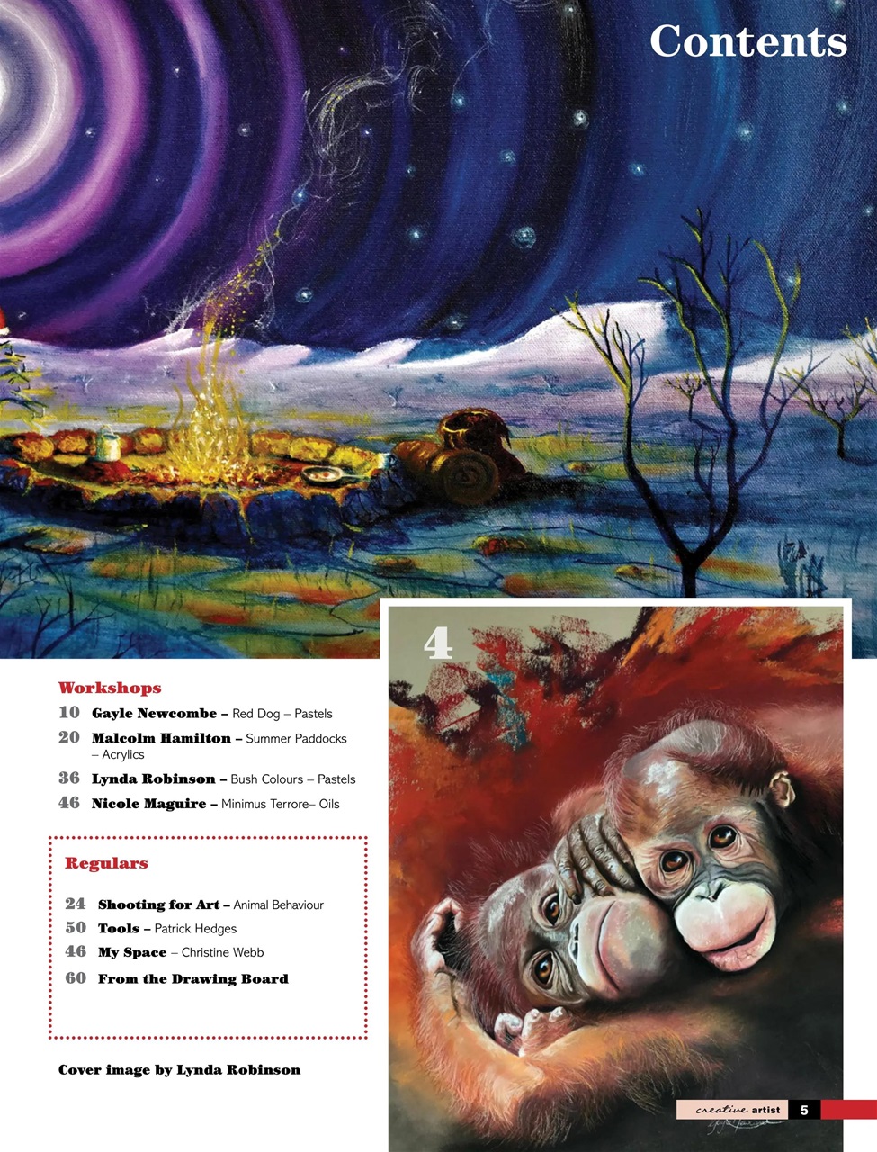 Creative Artist Preview Pages