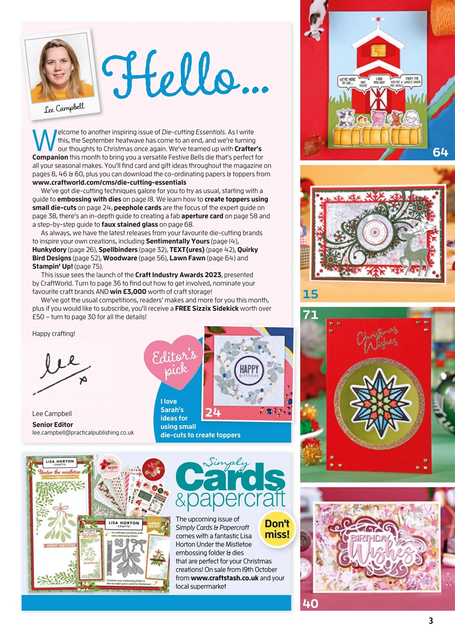 Die-Cutting Essentials Preview Pages