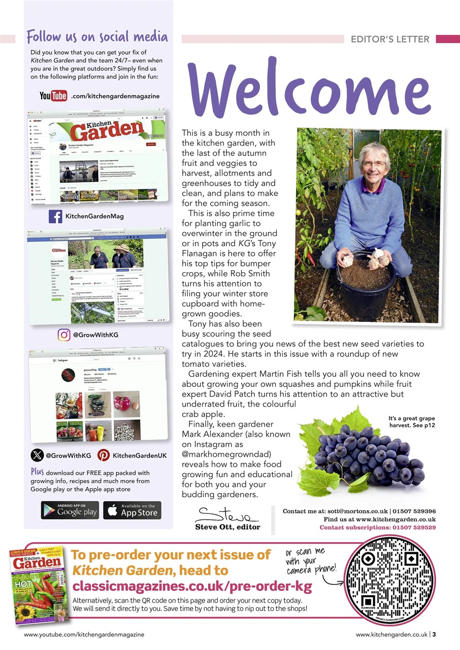 Kitchen Garden Magazine Preview Pages
