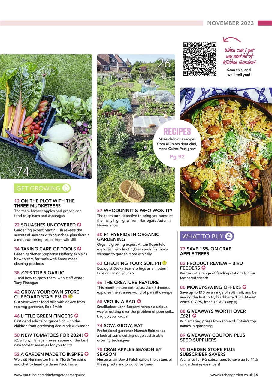 Kitchen Garden Magazine Preview Pages