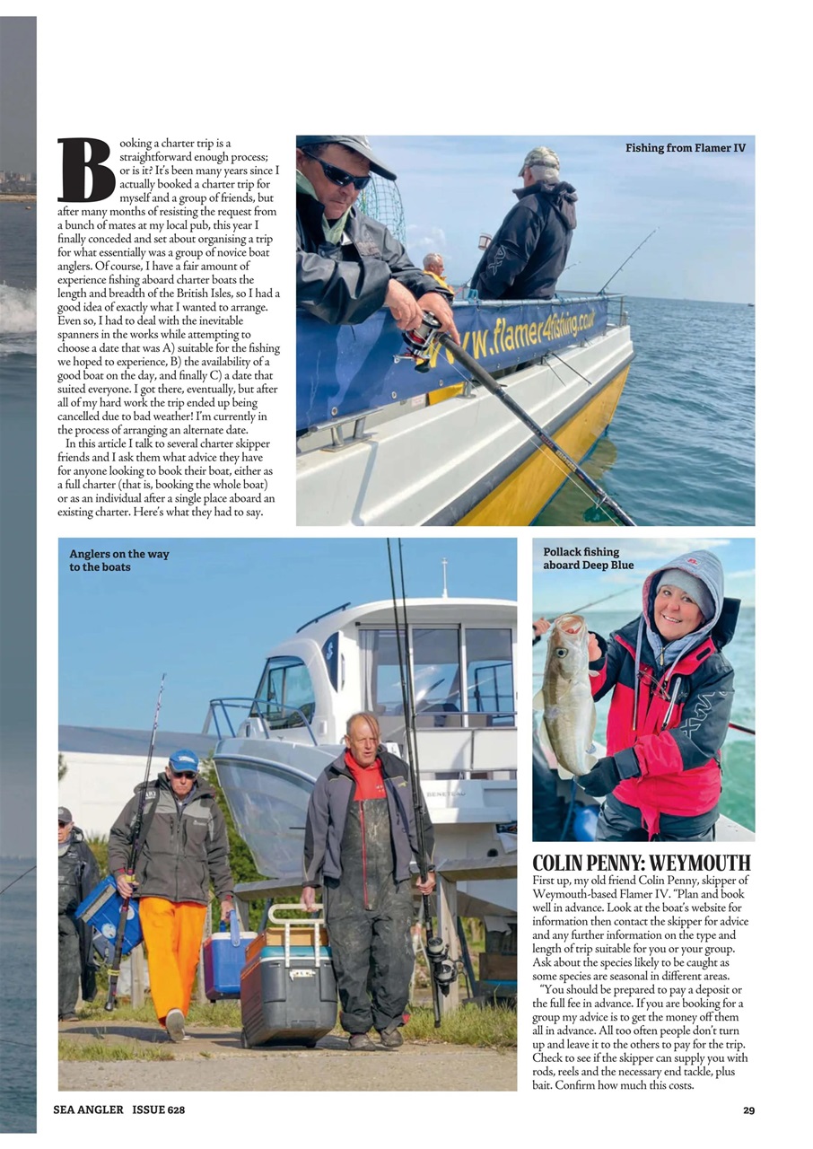 Sea Angler Preview Pages