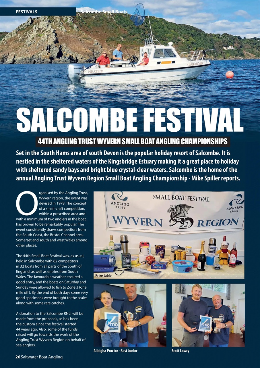 Saltwater Boat Angling Preview Pages