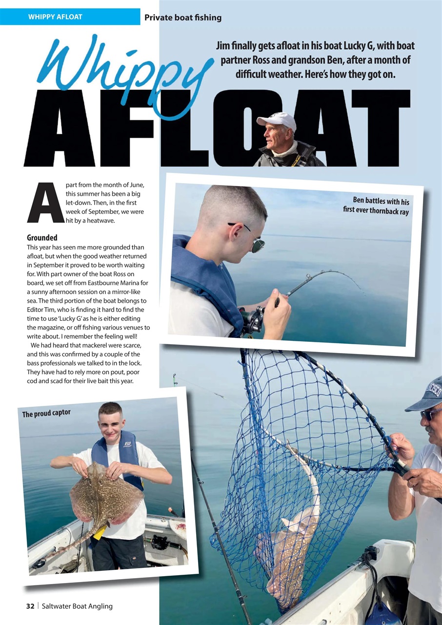 Saltwater Boat Angling Preview Pages