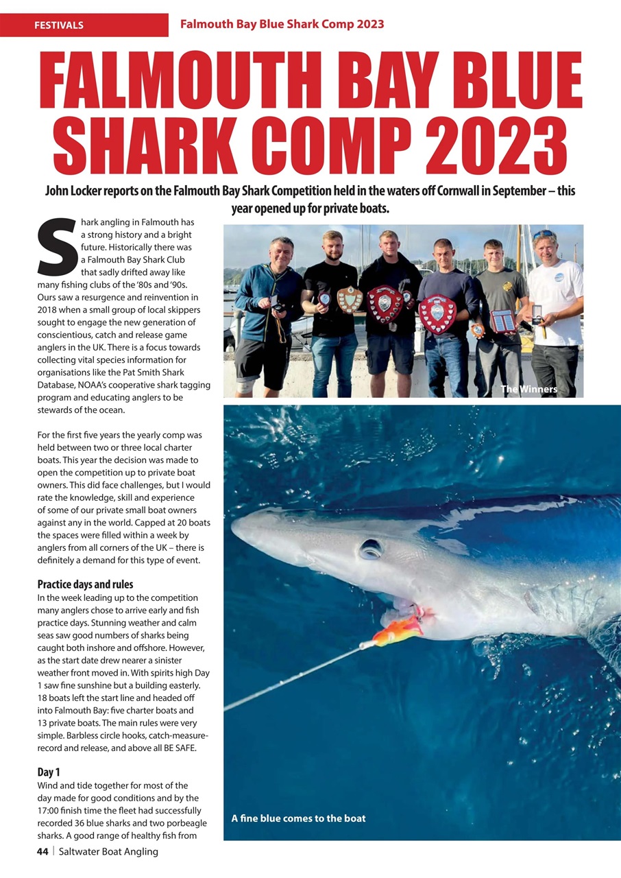 Saltwater Boat Angling Preview Pages