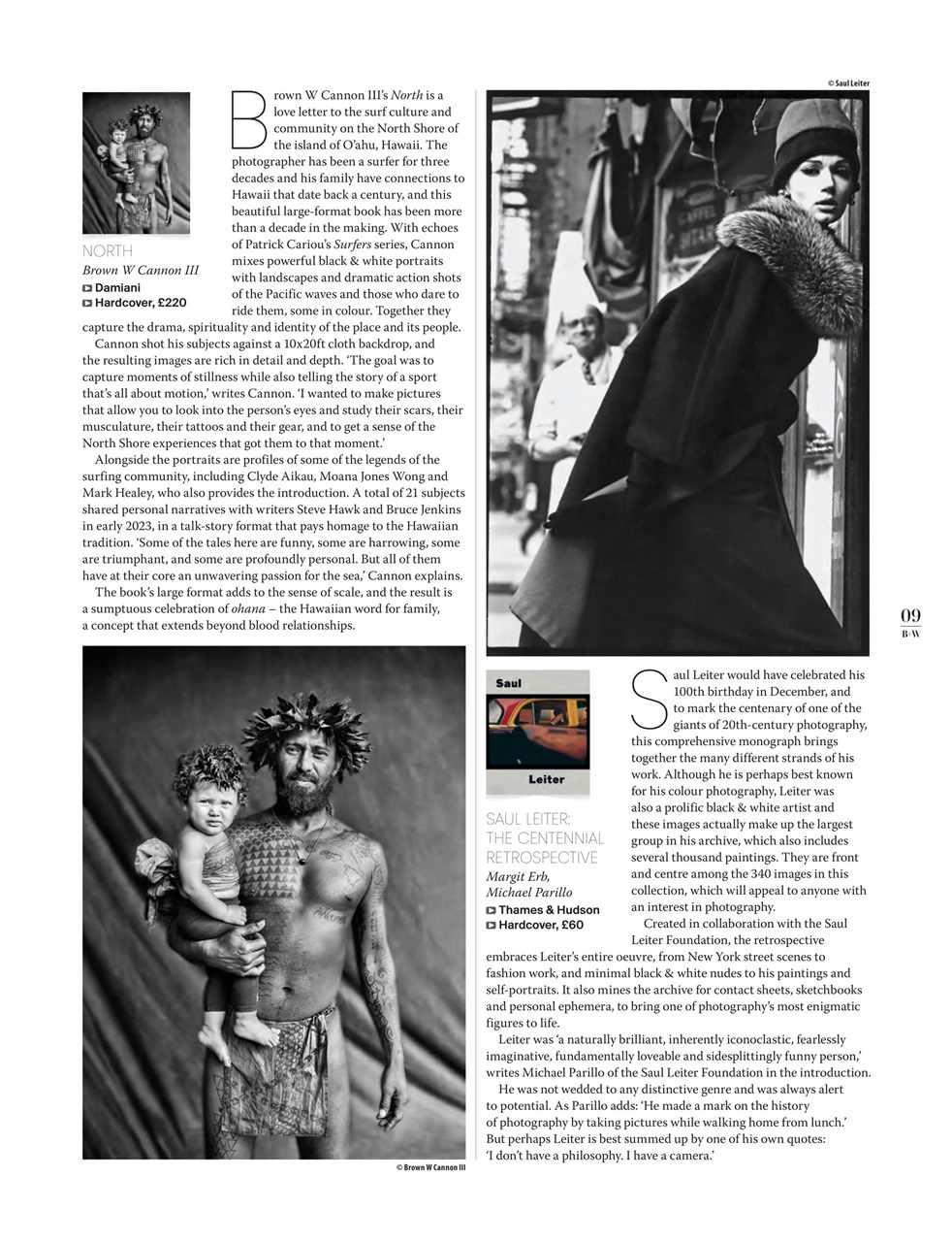 Black+White Photography Preview Pages