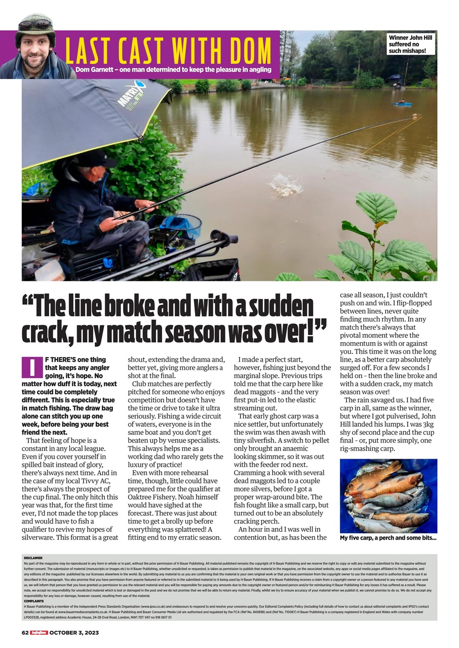 Angling Times Preview Pages