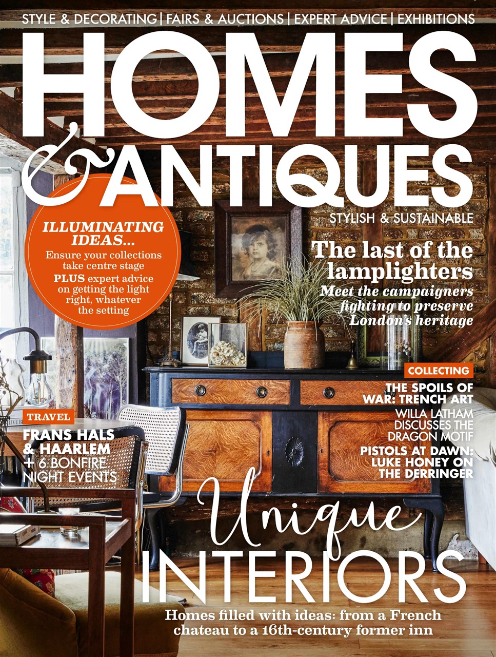 Homes & Antiques Magazine Preview Pages