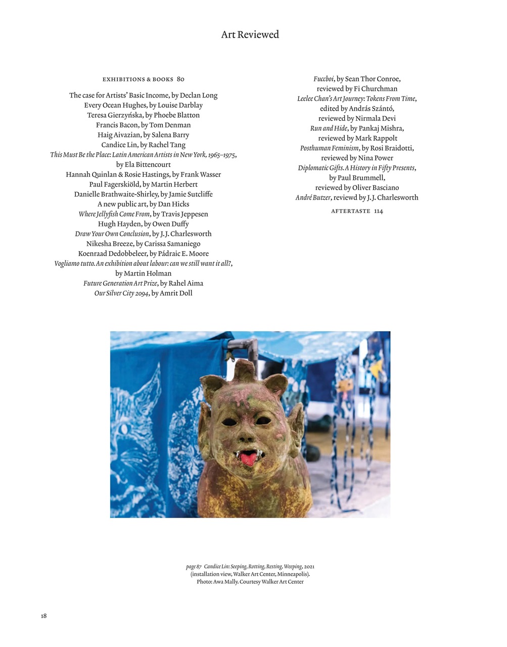 ArtReview Preview Pages