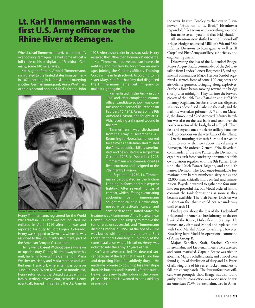 Military Heritage Preview Pages