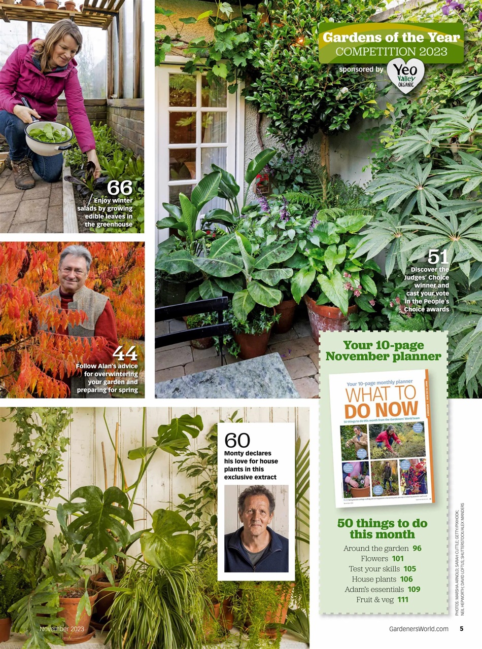 BBC Gardeners’ World Magazine Preview Pages