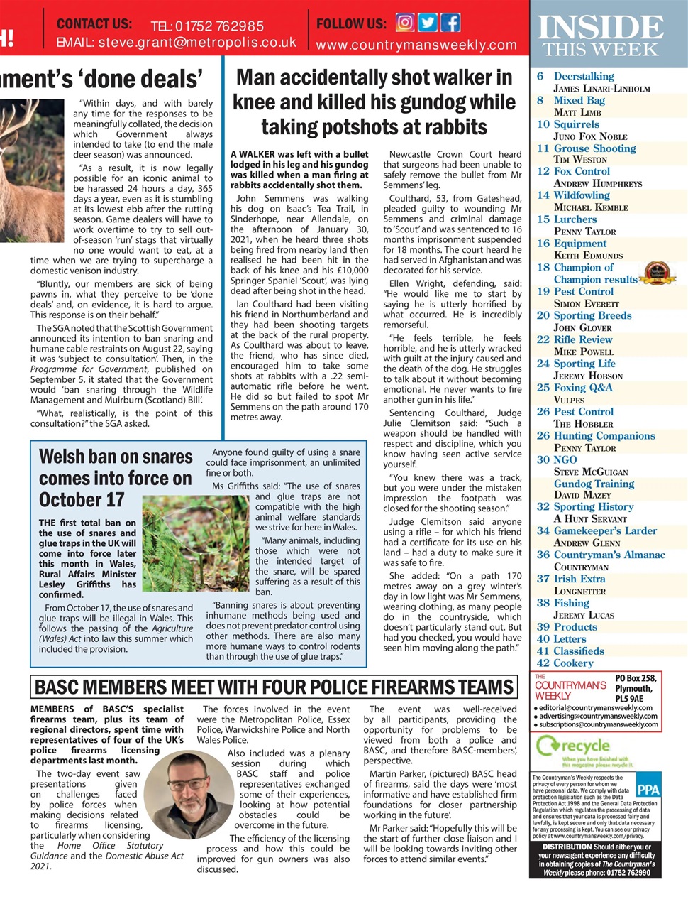 Countryman's Weekly Preview Pages