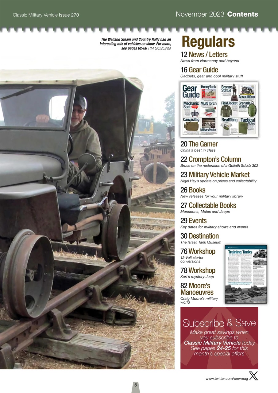 Classic Military Vehicle Preview Pages