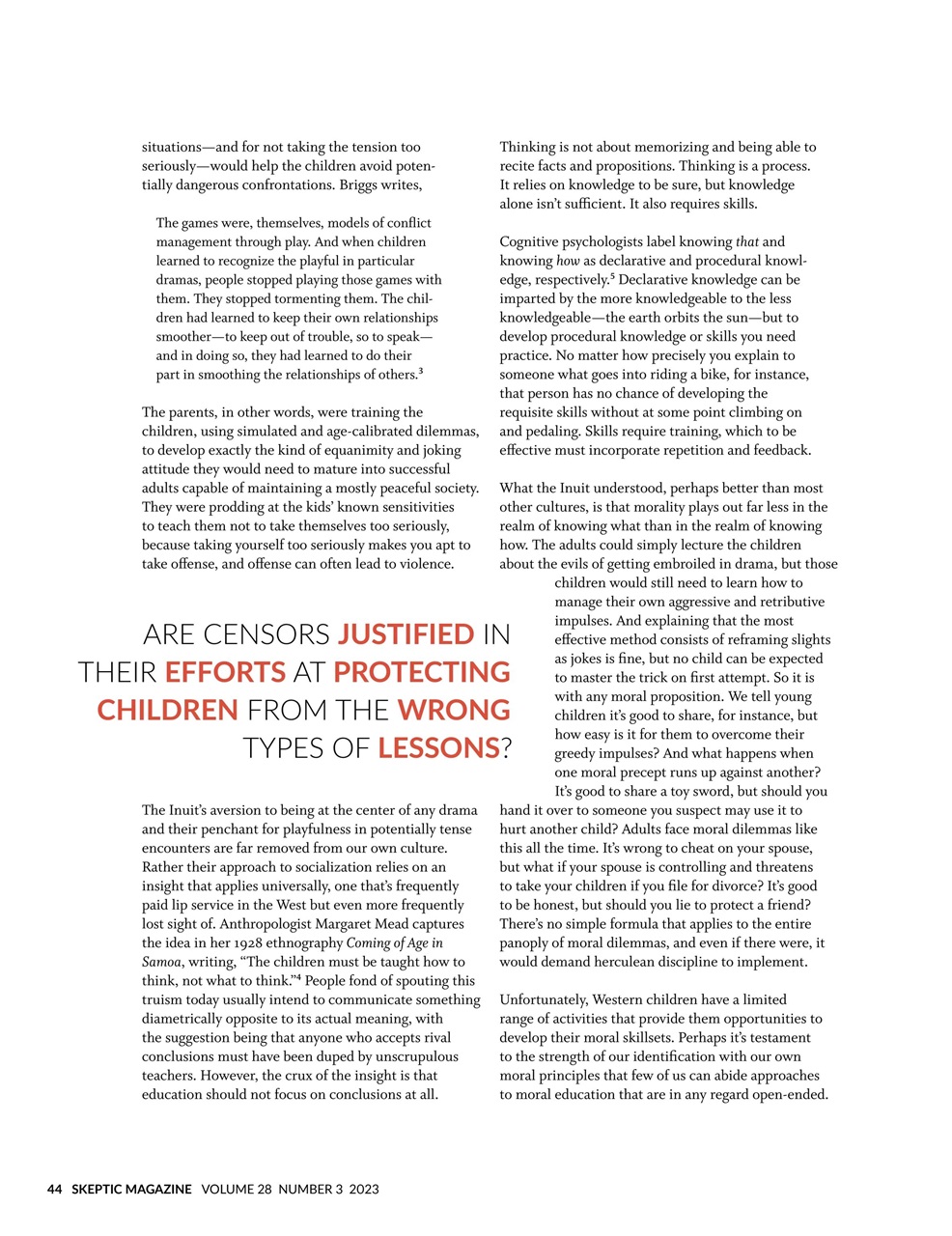 Skeptic Preview Pages