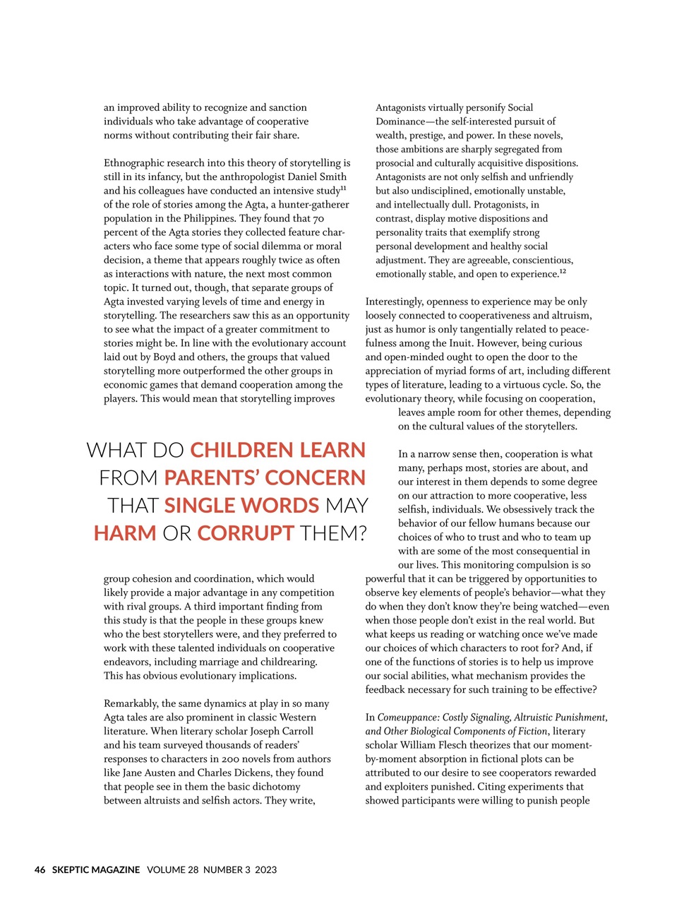 Skeptic Preview Pages