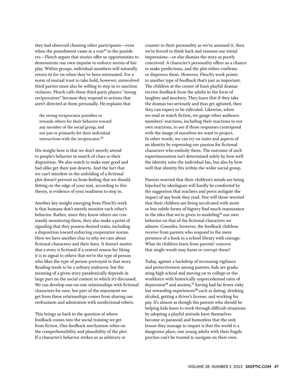 Skeptic Preview Pages