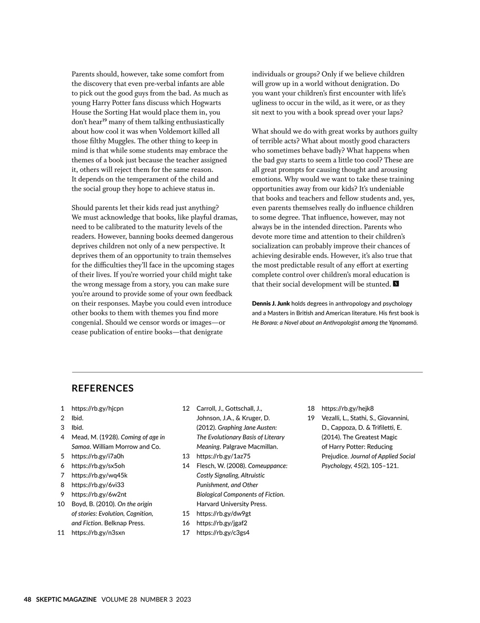 Skeptic Preview Pages