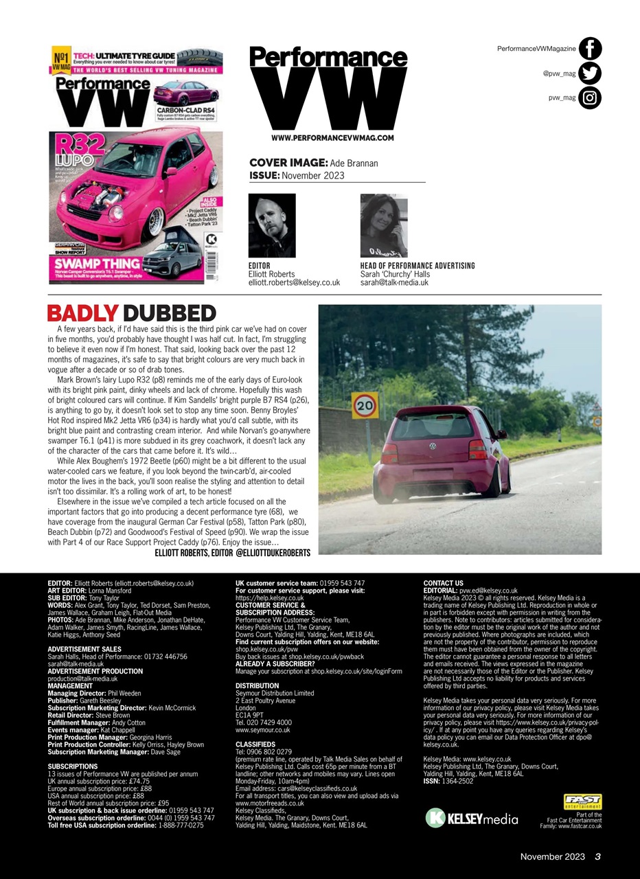 Performance VW Preview Pages