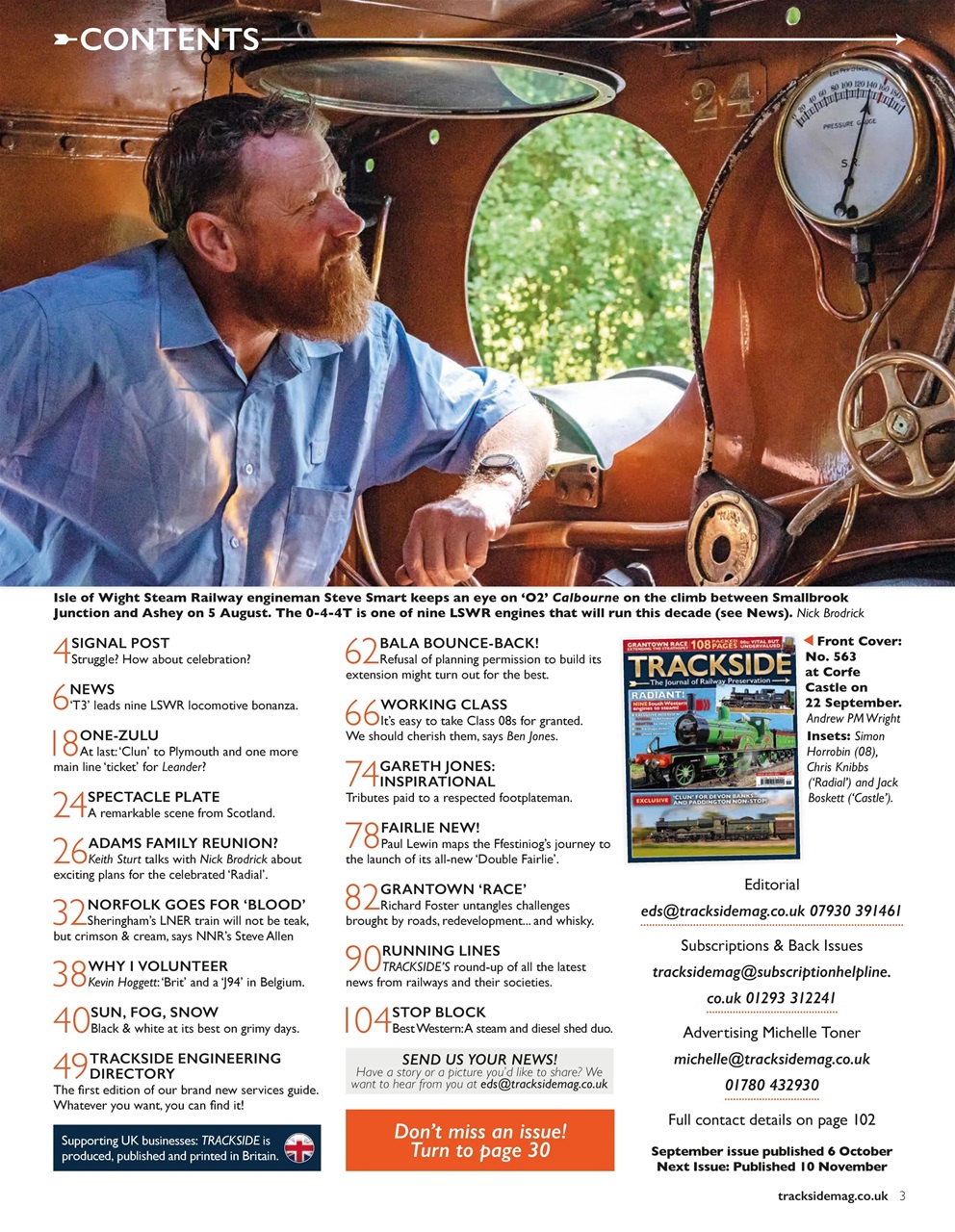 Trackside Preview Pages